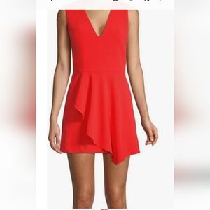 Alice + Olivia Callie Sleeveless Asymmetric Cocktail Dress Size 2